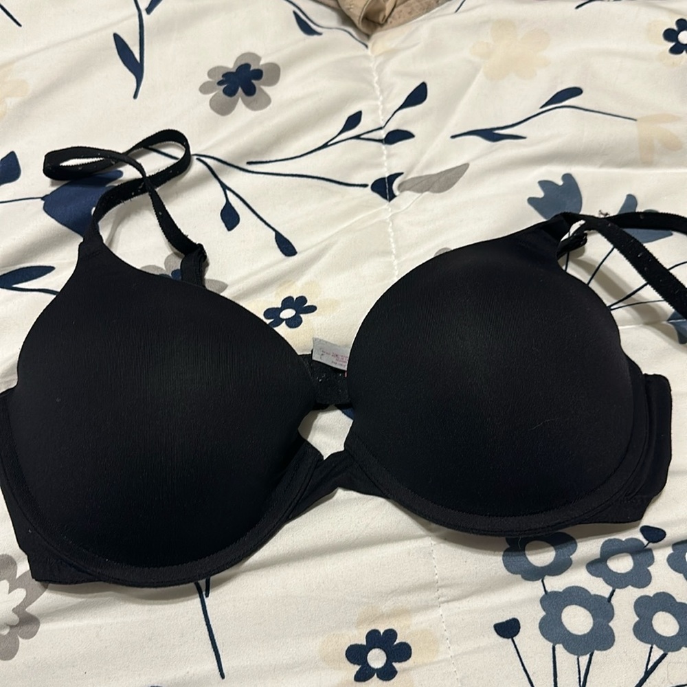Pink push up bra